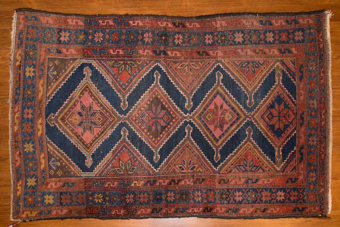 Antique Hamadan rug, approx. 3.10 x 6 (1 of 4)