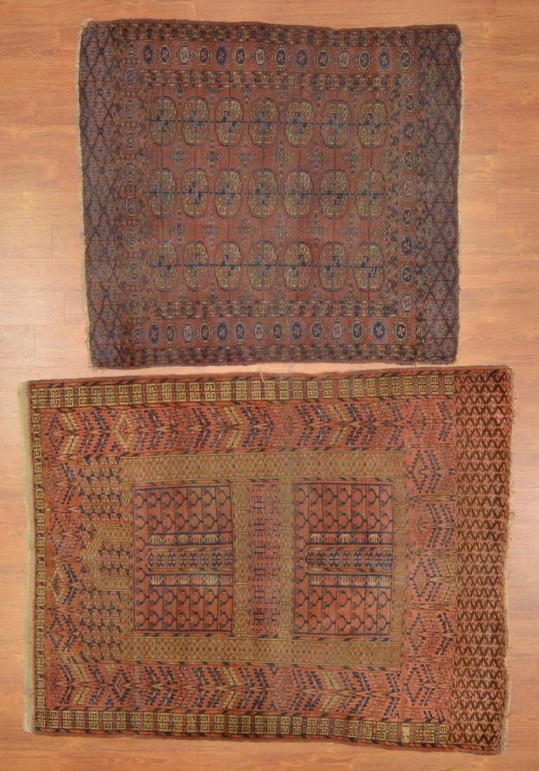 Two antique Turkemon rugs, Turkestan, circa 1920 (1 of 5)