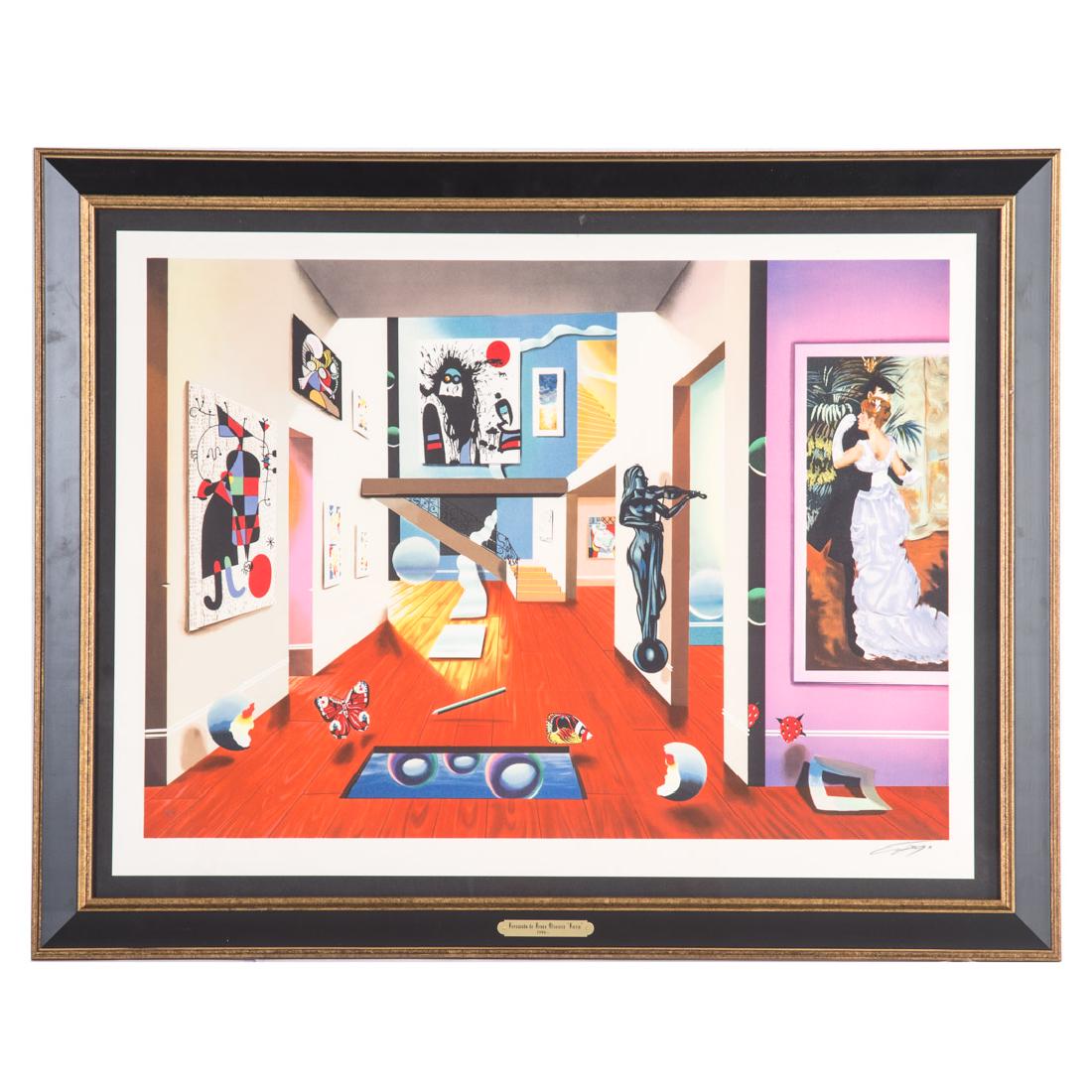 Ferjo. "Homage to the Masters, lithograph (1 of 4)