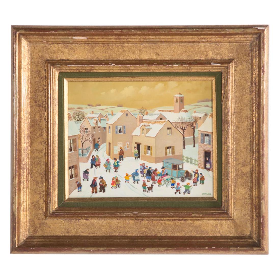 Jean Axatard. The Fabric Peddler, oil on canvas (1 of 4)