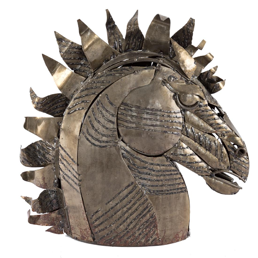 Contemporary School. Bust of Horse, sculpture (1 of 5)