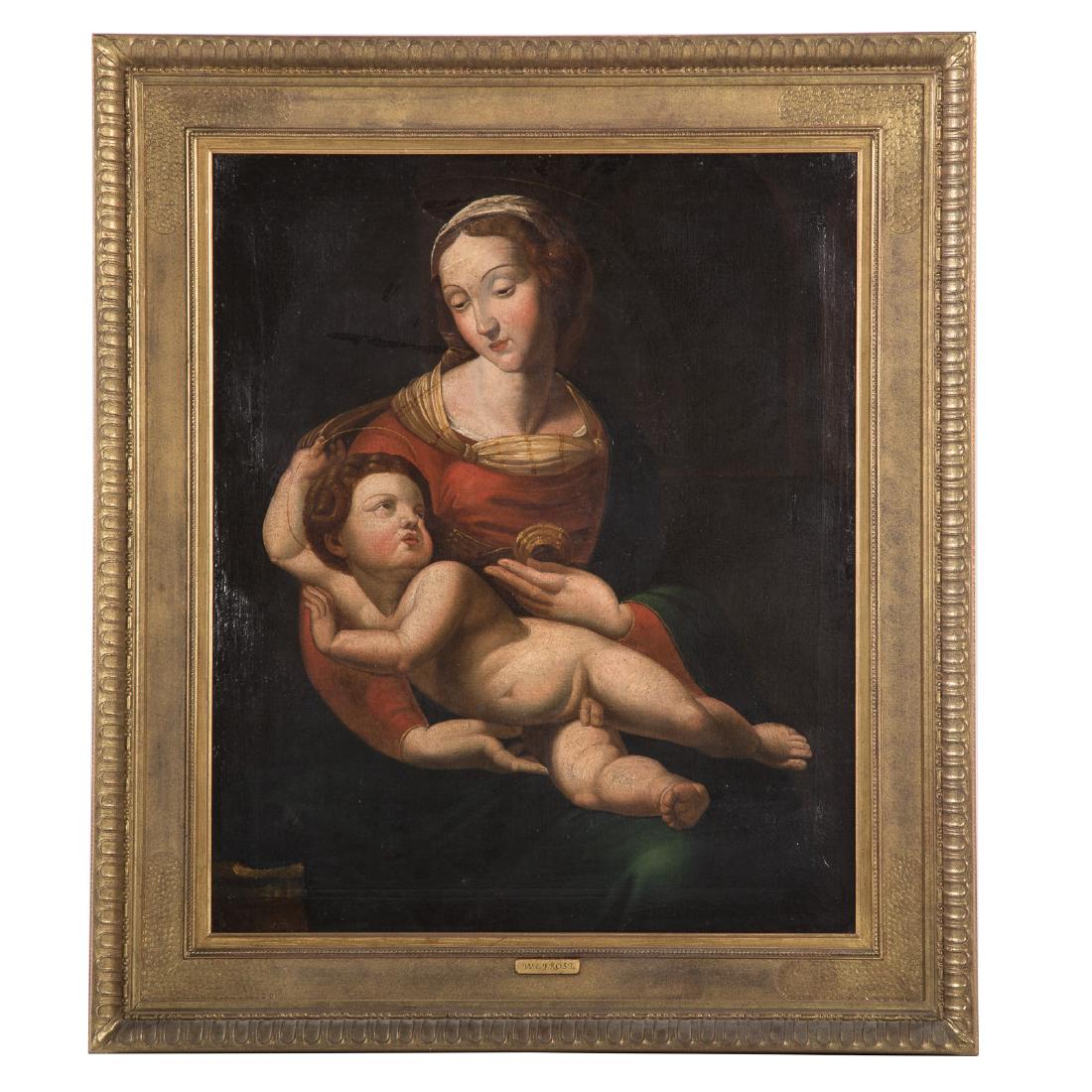 Attr. to William Edward Frost. Madonna and Child (1 of 4)
