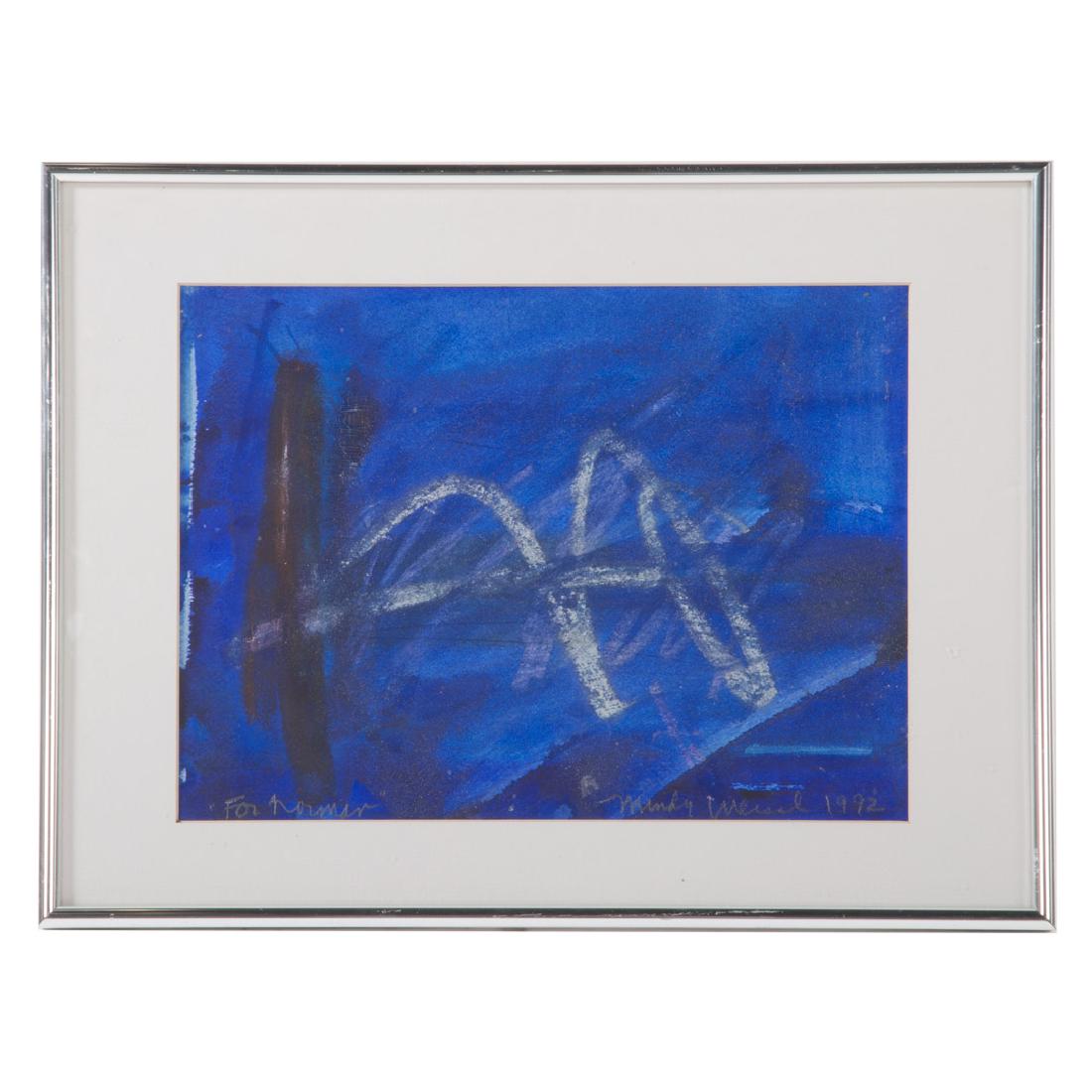 Mindy Weisel. Abstract, mixed media on paper (1 of 5)