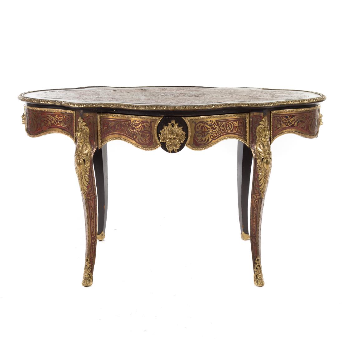 Napoleon III Louis XIV style Boulle table du salon (1 of 8)