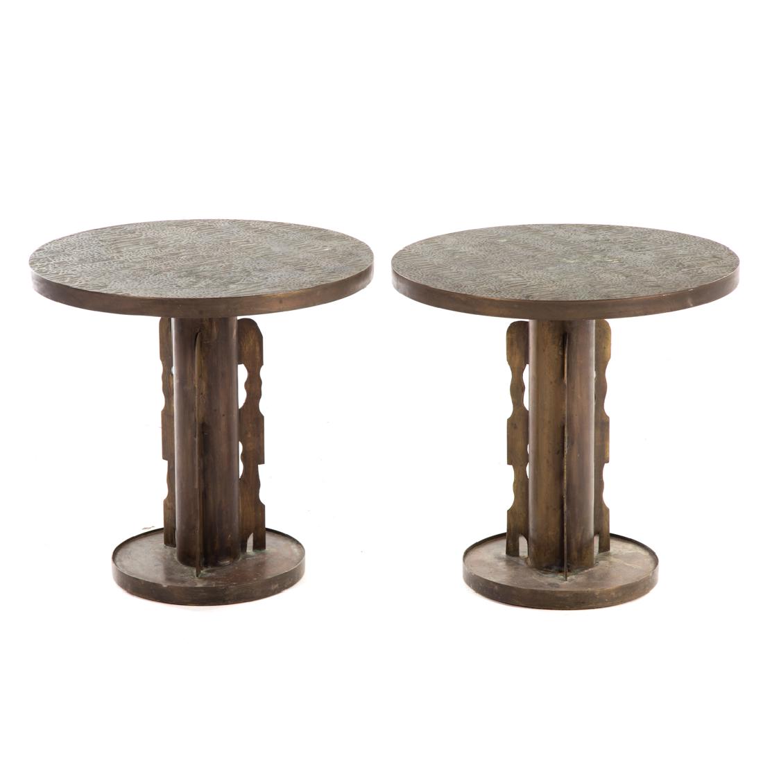 Pair Philip & Kelvin Laverne side tables (1 of 7)