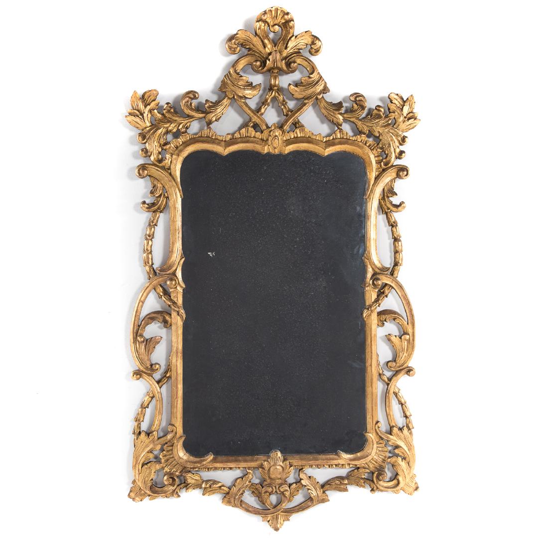 George III style giltwood mirror (1 of 3)