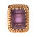 A Lady's Amethyst Ring and Brooch in Gold - 2