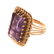 A Lady's Amethyst Ring and Brooch in Gold - 3