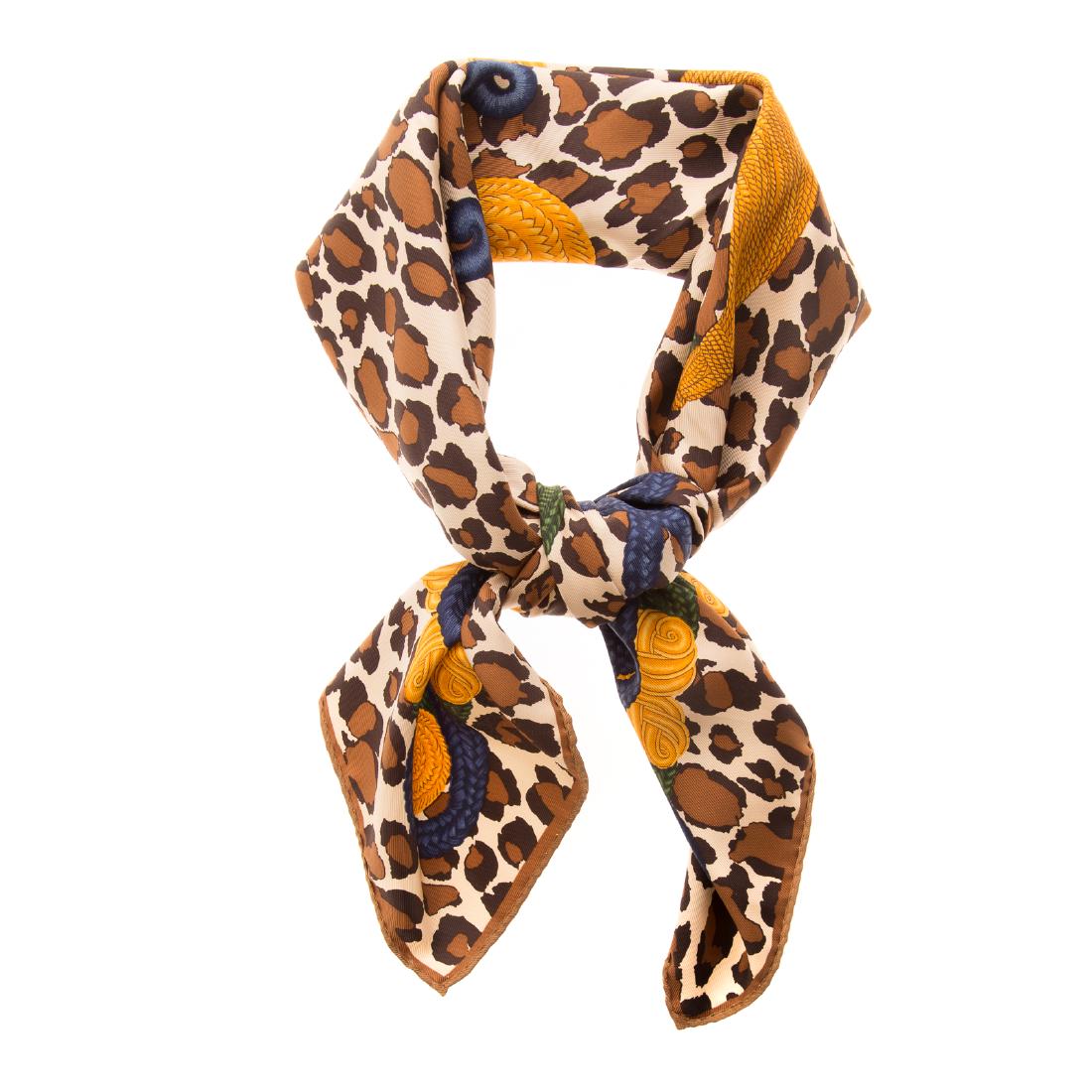 A Christian Dior Silk Printed Scarf 90 (1 of 4)