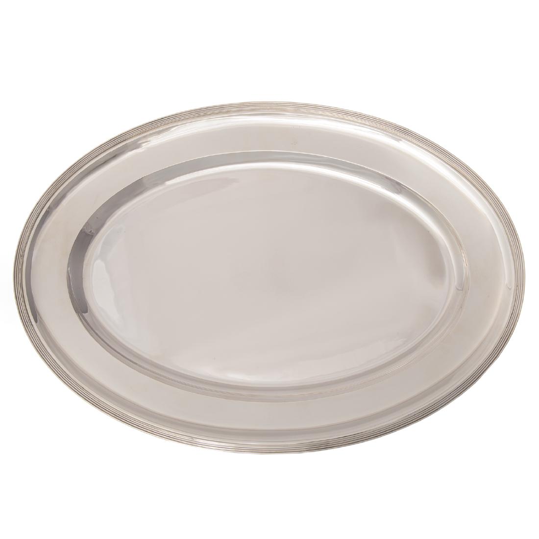 Buccellati Prestigio Mario sterling oval platter (1 of 4)