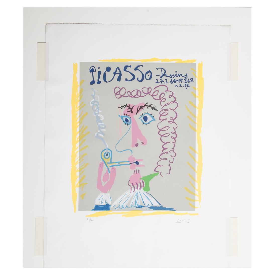 Pablo Picasso. "Dessins," lithograph (1 of 7)