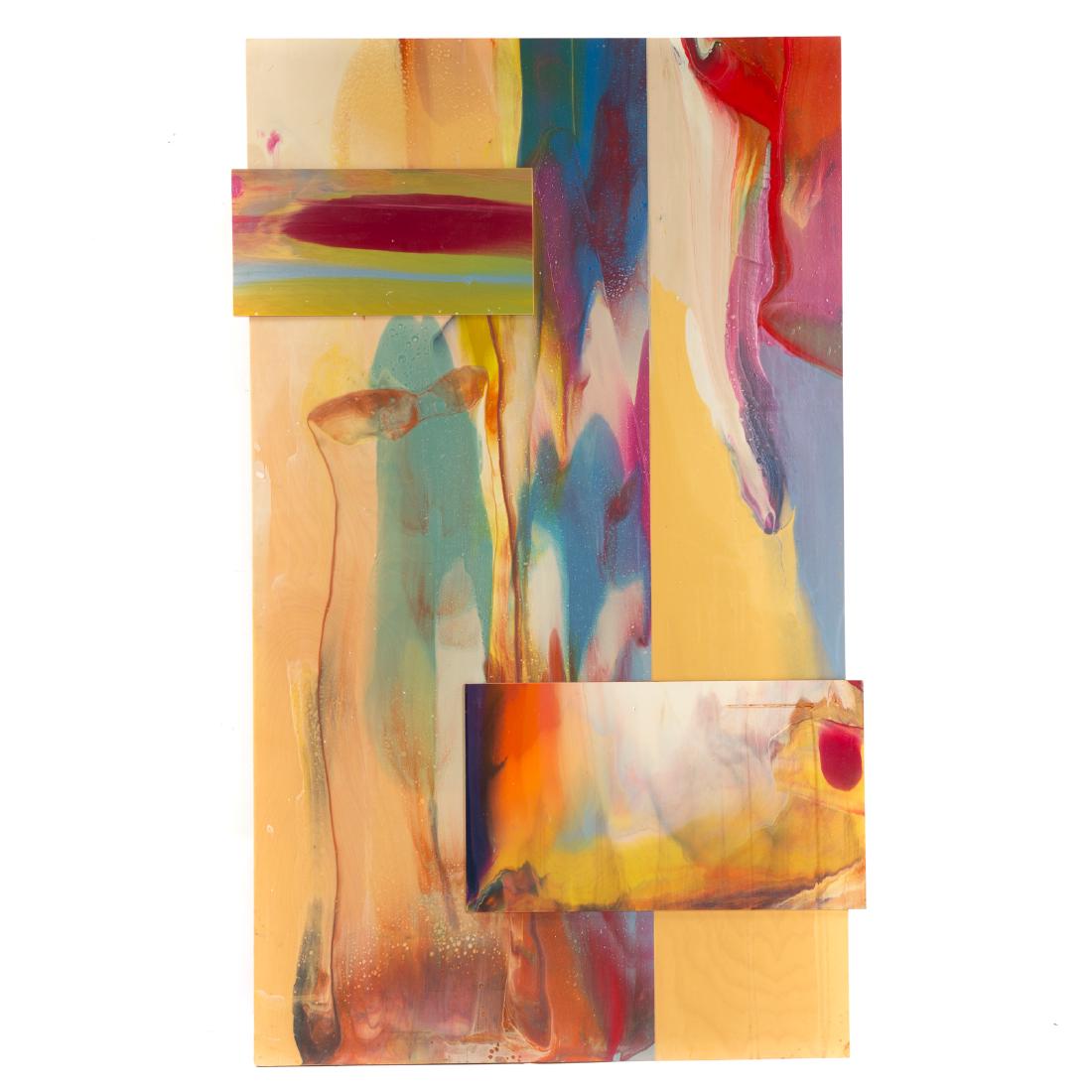 Sam Gilliam. Untitled, mixed media on panel (1 of 7)