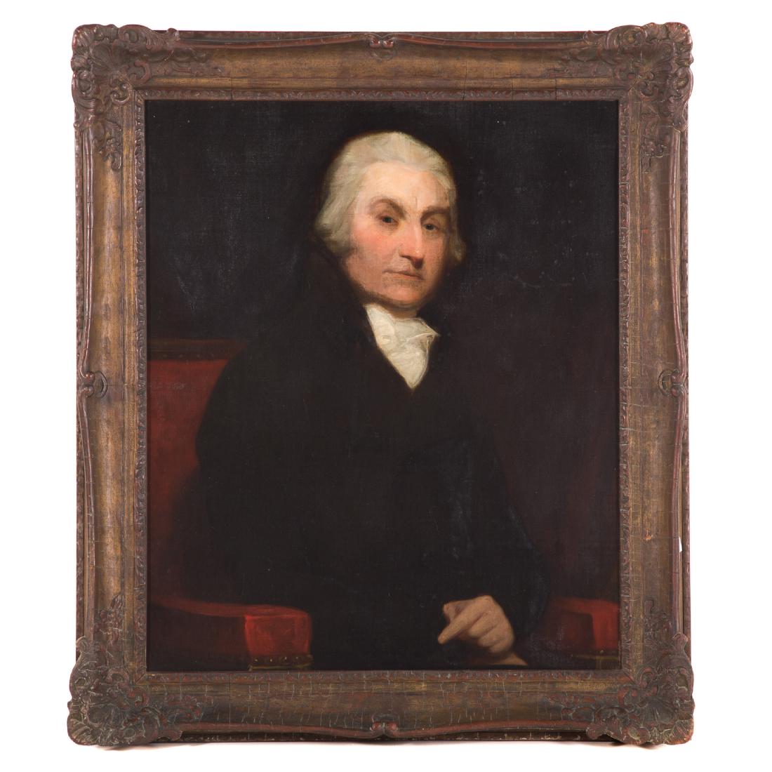 American School, 18th c. Portrait of a Gentleman (1 of 3)
