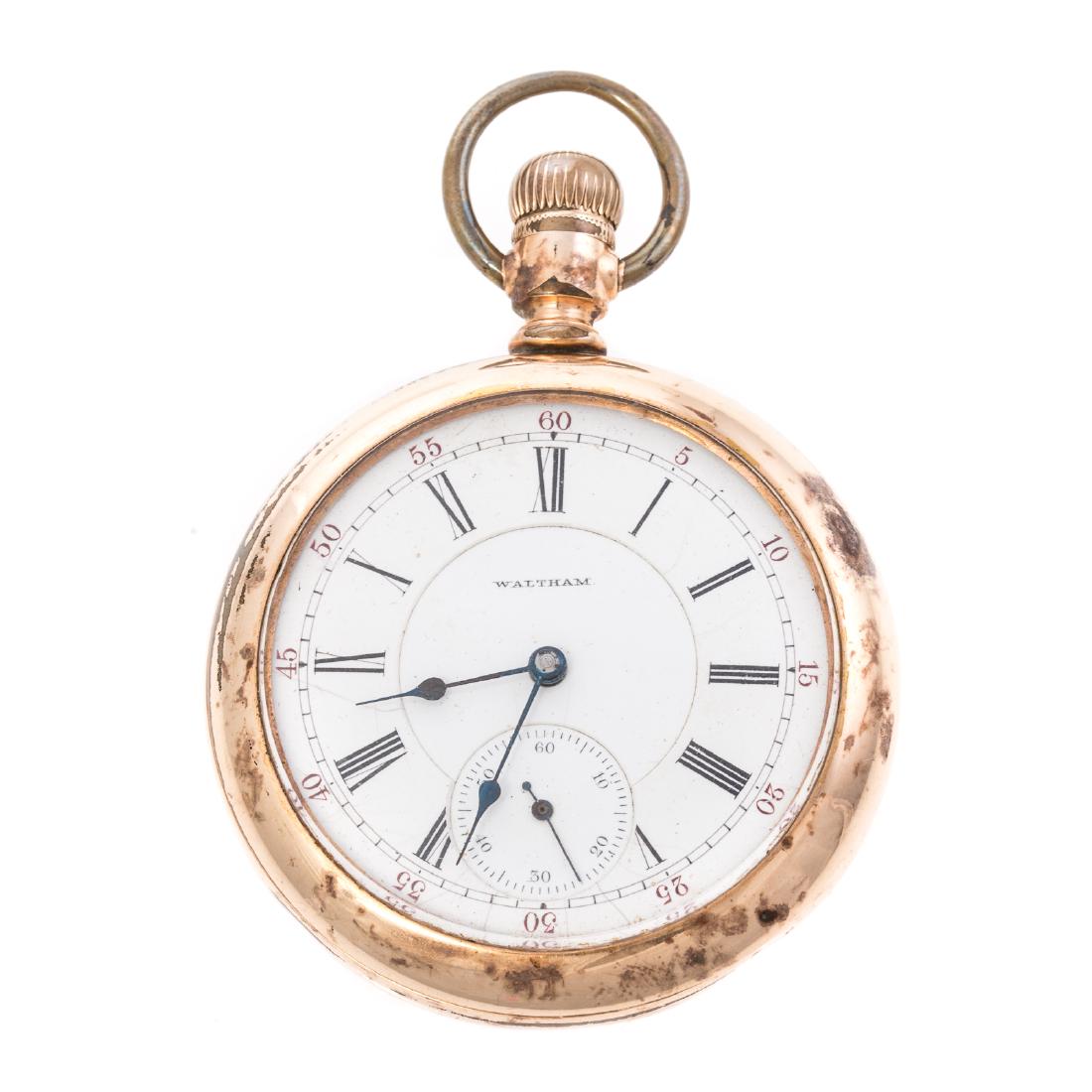A Gentleman's Waltham Pocket Watch (1 of 3)