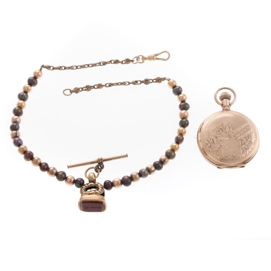 A Gent's Engraved Elgin Hunter Case Pocket Watch (1 of 6)