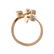 A Custom Made Diamond Freeform Ring in 14K - 3