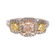 A GIA Natural Brownish-Pink & Yellow Diamond Ring