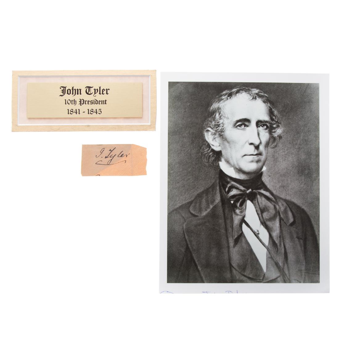 John Tyler signature (1 of 2)