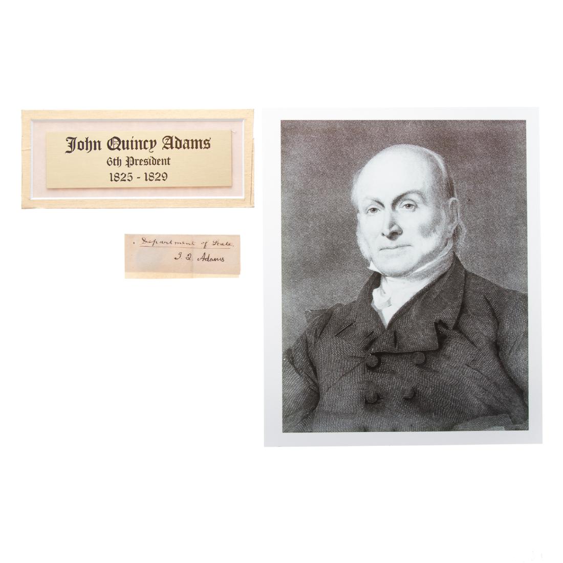 John Quincy Adams signature (1 of 2)