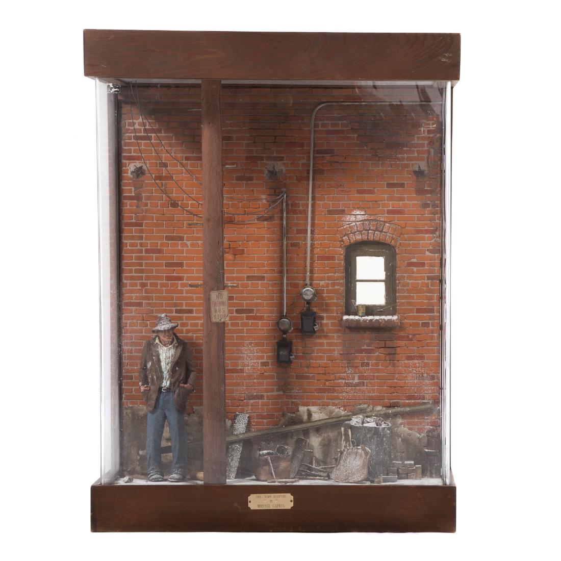 Michael Garman, City Scene Sculpture (1 of 5)