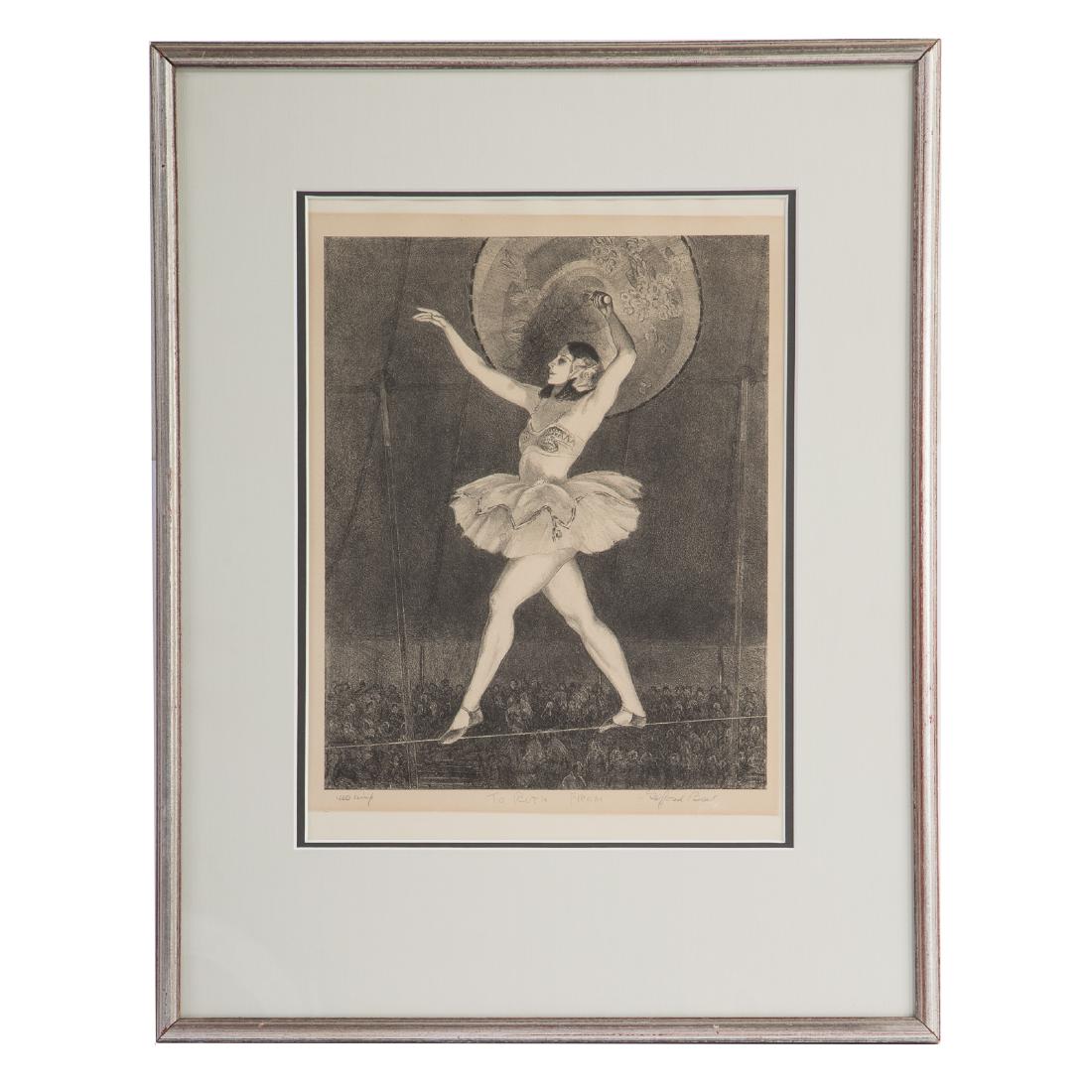 Gifford Beal. Drypoint and lithograph, each framed (1 of 5)