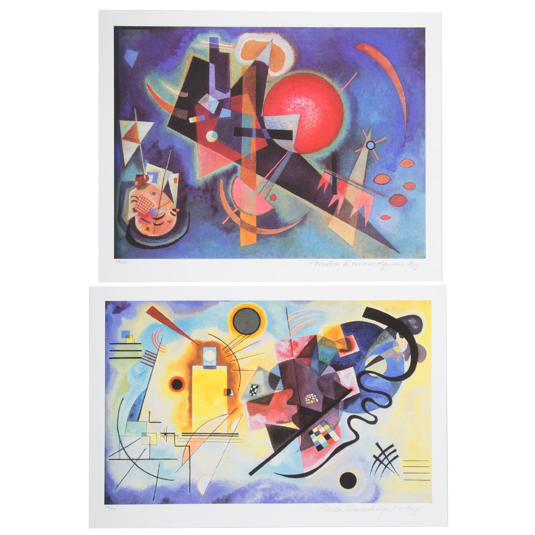 After Wassily Kandinsky. Two abstracts, giclee (1 of 4)