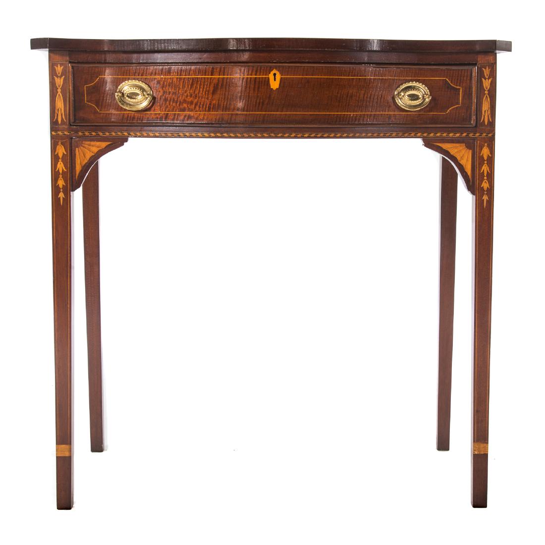 Federal style inlaid mahogany server (1 of 5)