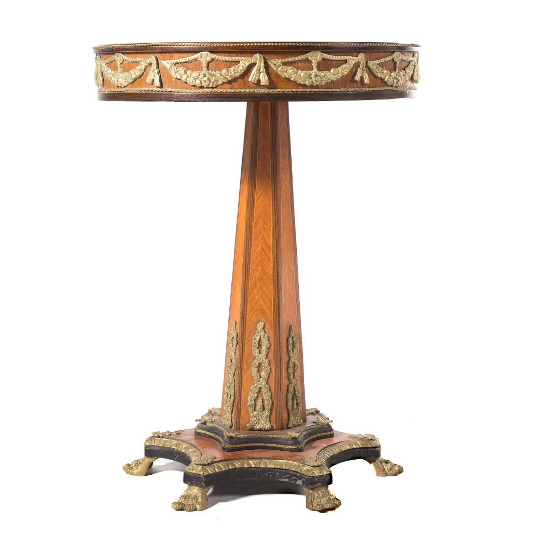 Empire style brass mounted center table (1 of 3)