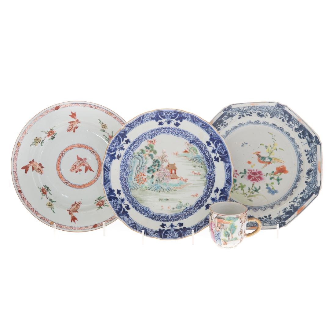 Four Chinese Export porcelain articles (1 of 5)