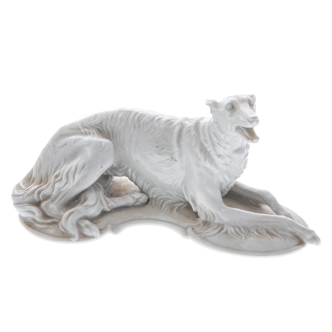 Hugo Meisel, recumbent borzoi for Rosenthal (1 of 4)