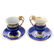 Four KPM porcelain cups and saucers - 3