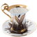 Four KPM porcelain cups and saucers - 4