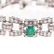 A Fine Art Deco Diamond & Emerald Bracelet - 3