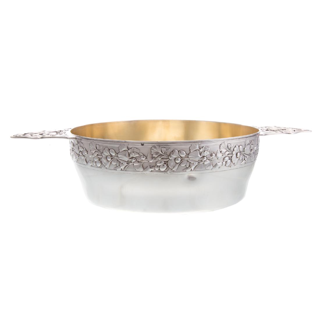 French silver serving bowl (1 of 5)