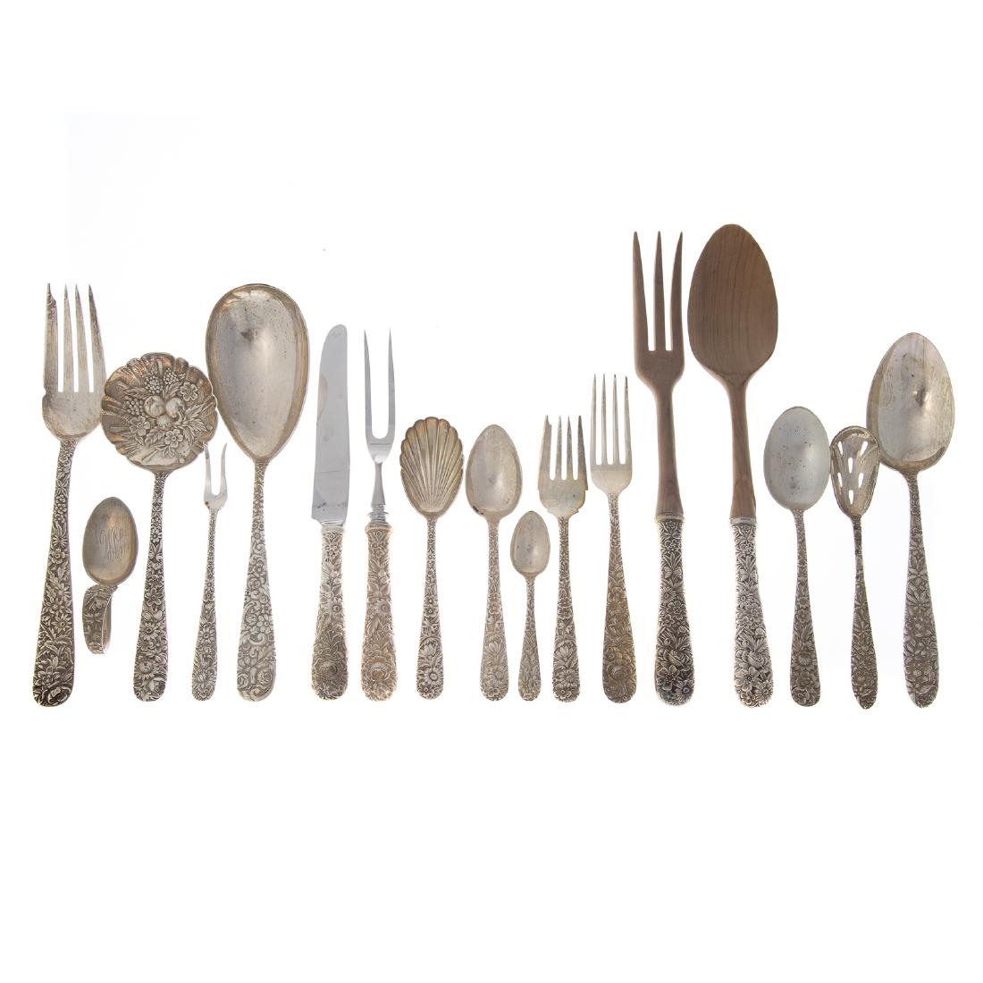 Kirk "Repousse" sterling 51-pc flatware (1 of 4)