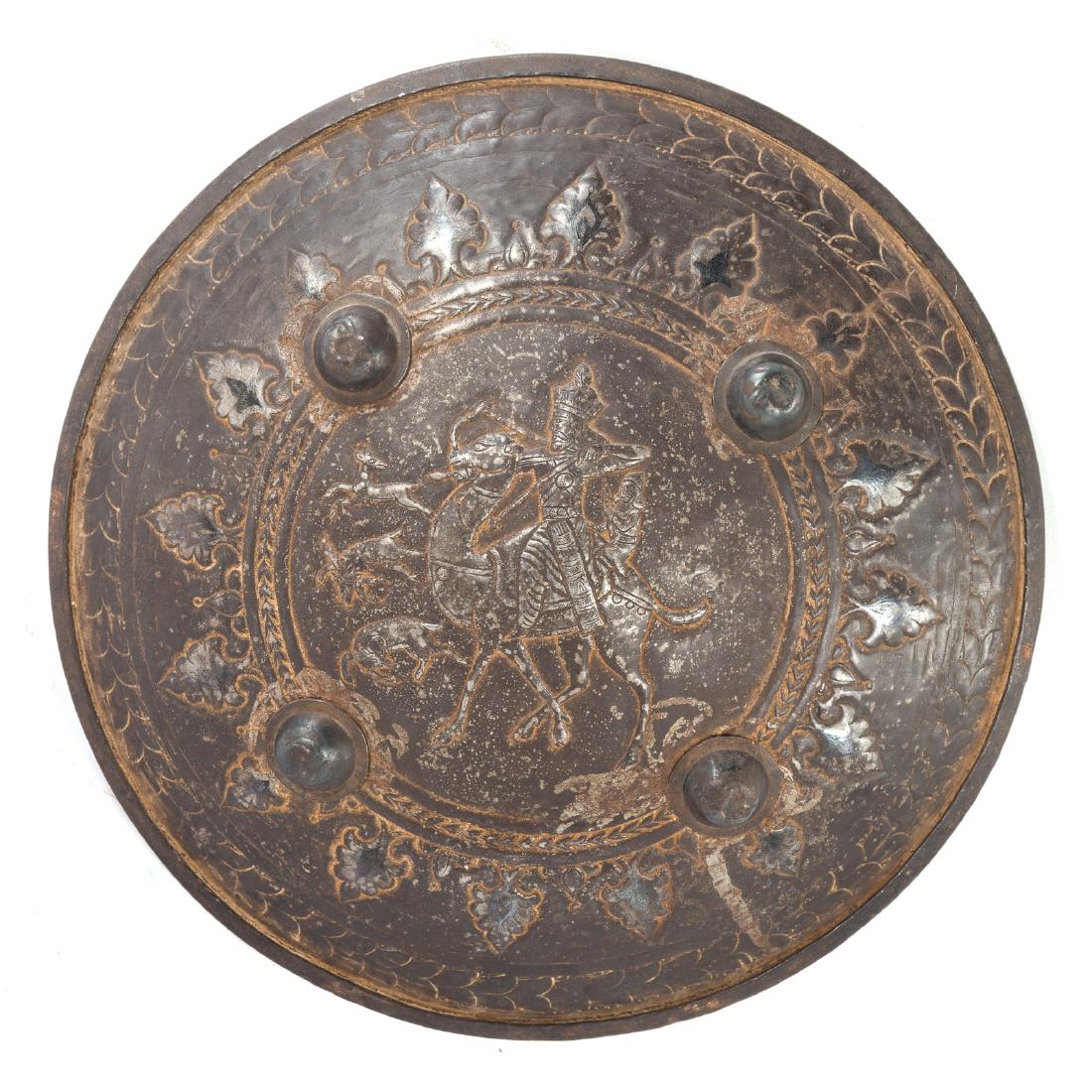 Middle Eastern style metal shield (1 of 5)