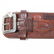 Cowboy tooled leather gun rig, single holster - 3