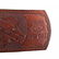 Cowboy tooled leather gun rig, single holster - 5