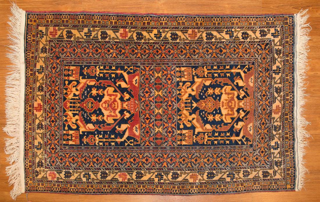 Persian Tribal rug, approx. 3 x 4.7 (1 of 4)