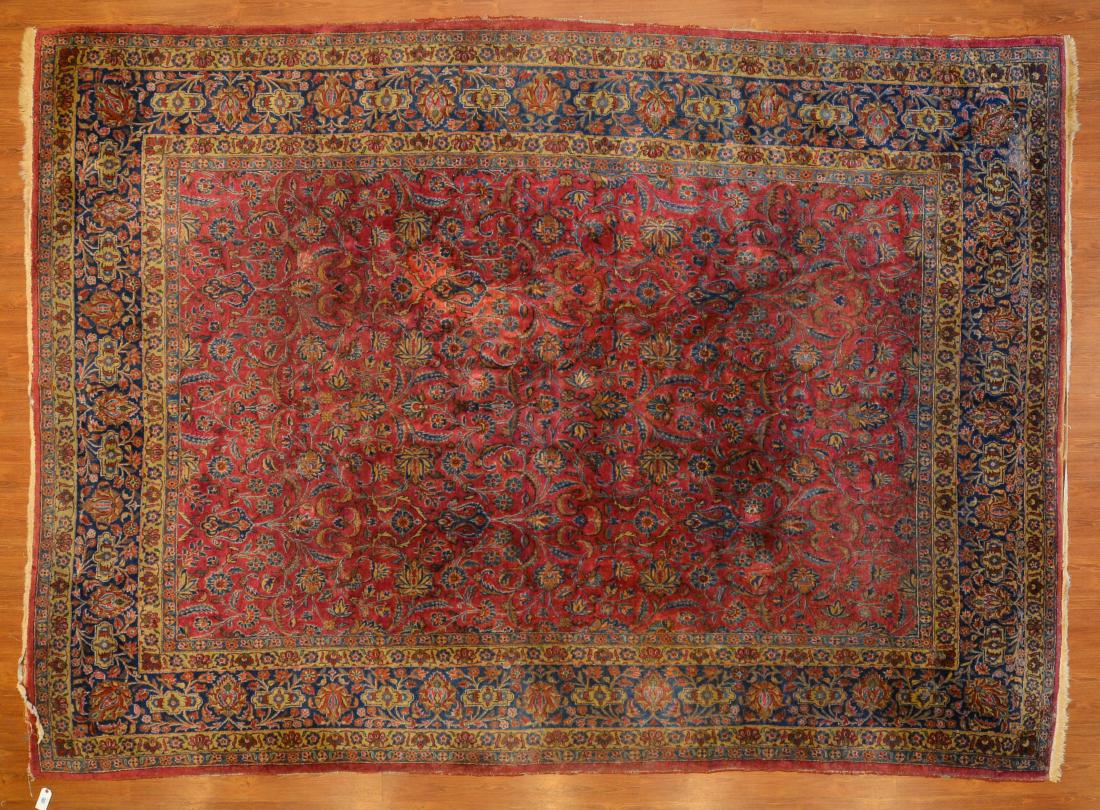 Antique Keshan carpet, approx. 8.9 x 11.11 (1 of 4)