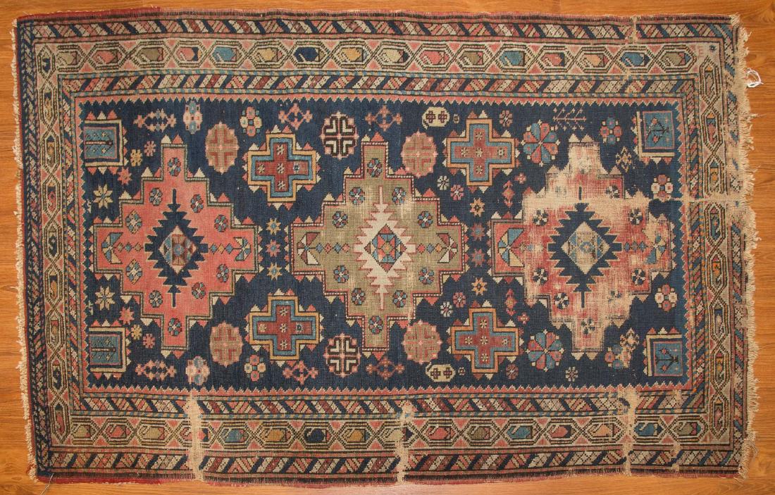 Antique Shirvan rug, approx. 3.5 x 5.3 (1 of 4)