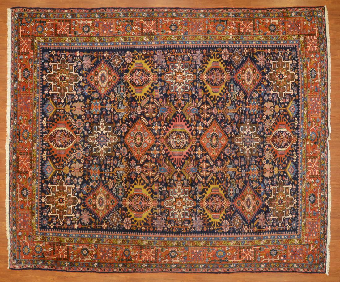 Antique Karaja Herez rug, approx. 8.5 x 10.1 (1 of 4)