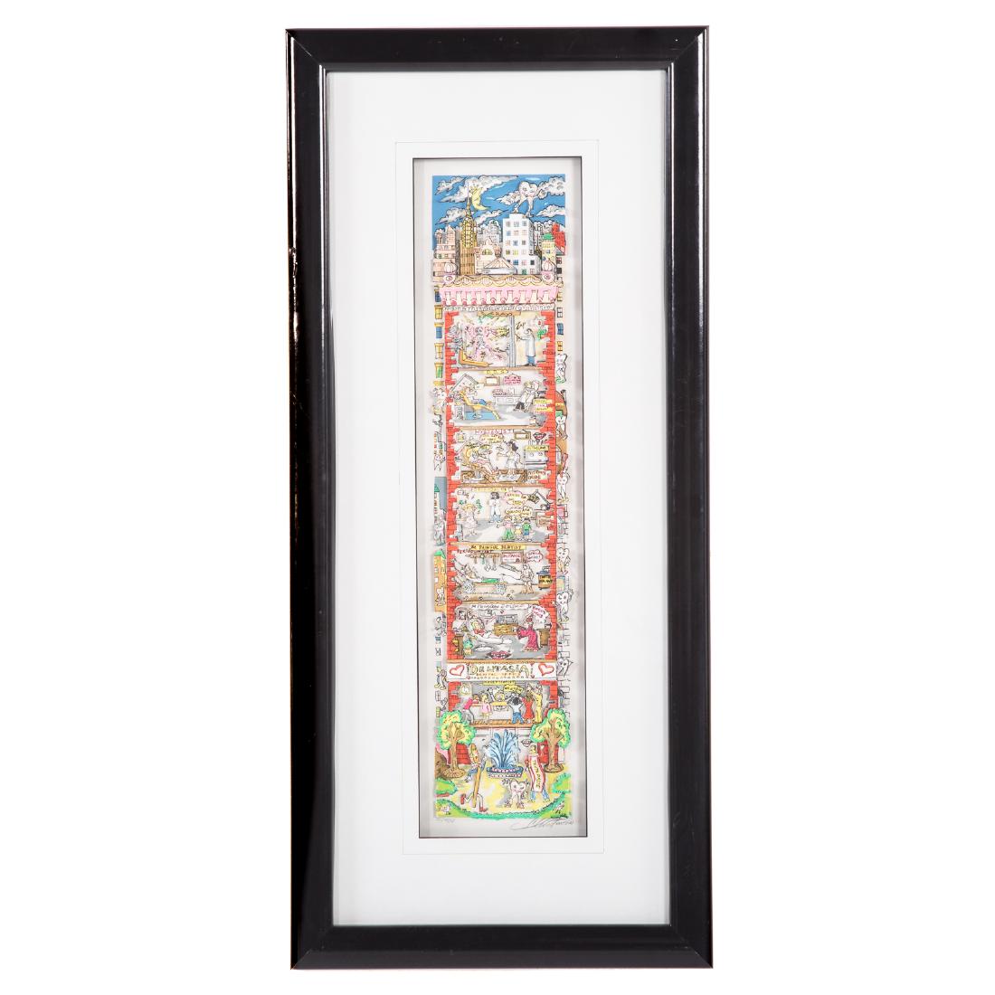 Charles Fazzino. "Dentasia", serigraph (1 of 6)