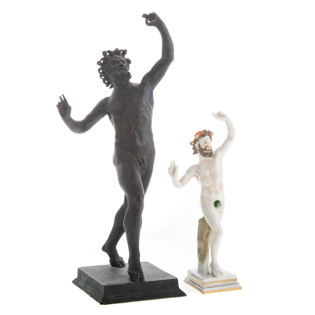 Italian Grande Tour bronze faun (1 of 6)