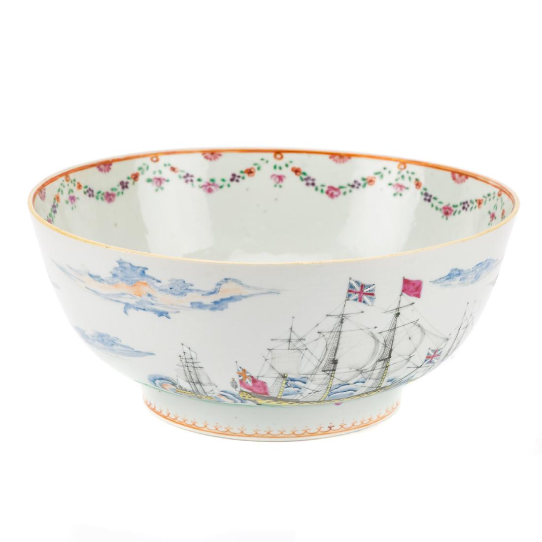 Rare Chinese Export porcelain bowl (1 of 6)