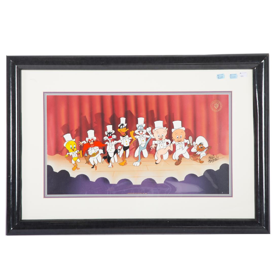 Warner Bros. "Chorus Line" sericel by Friz Freleng (1 of 4)