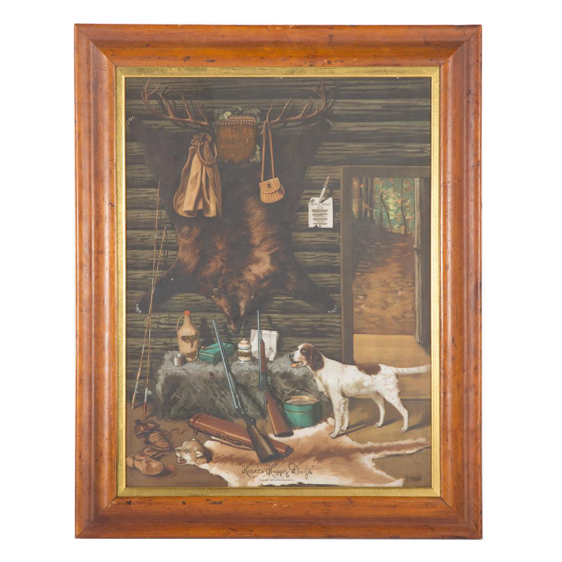 I.W. Harper Whiskey Vitrolite advertising sign (1 of 5)