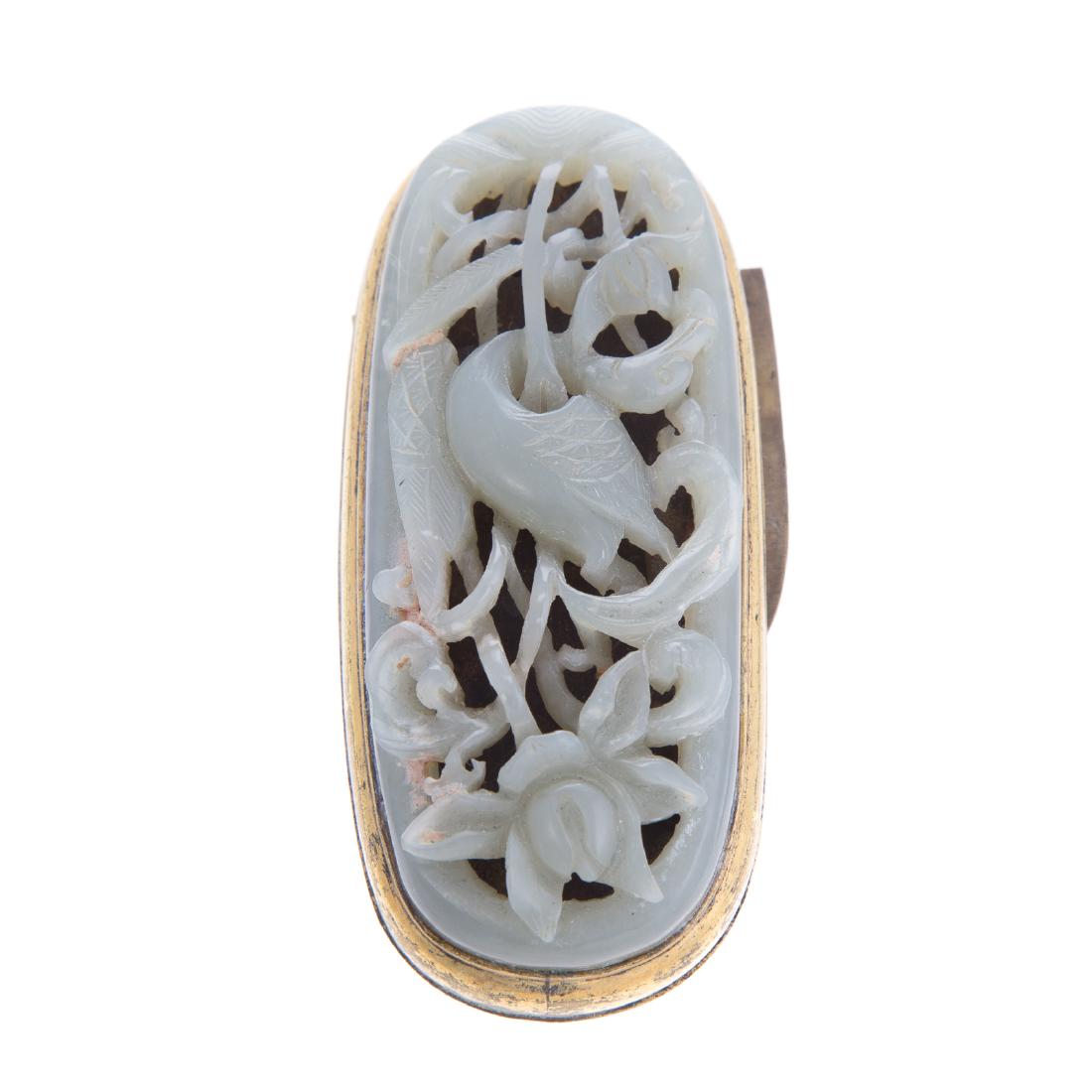 Chinese carved jade amulet (1 of 5)