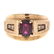 A Gentlemen's Ruby & Diamond Ring in 14K