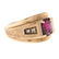 A Gentlemen's Ruby & Diamond Ring in 14K - 2